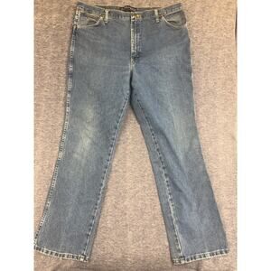 Wrangler George Strait Collection Cowboy Cut Jeans Med Wash Men's Size 40x32